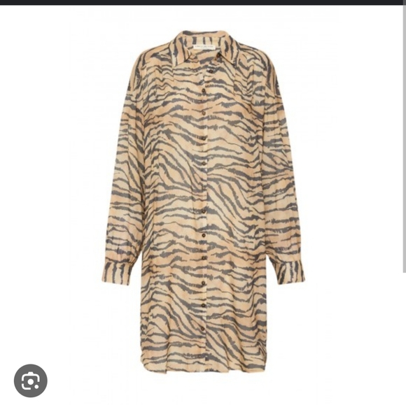 NWT Spell Banksia Shirt Dress Size XS - Picture 3 of 6